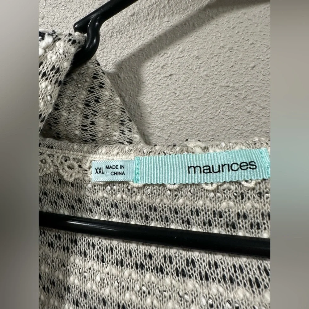 🔴Geometric Patterned Long Cardigan - Picture 3 of 5
